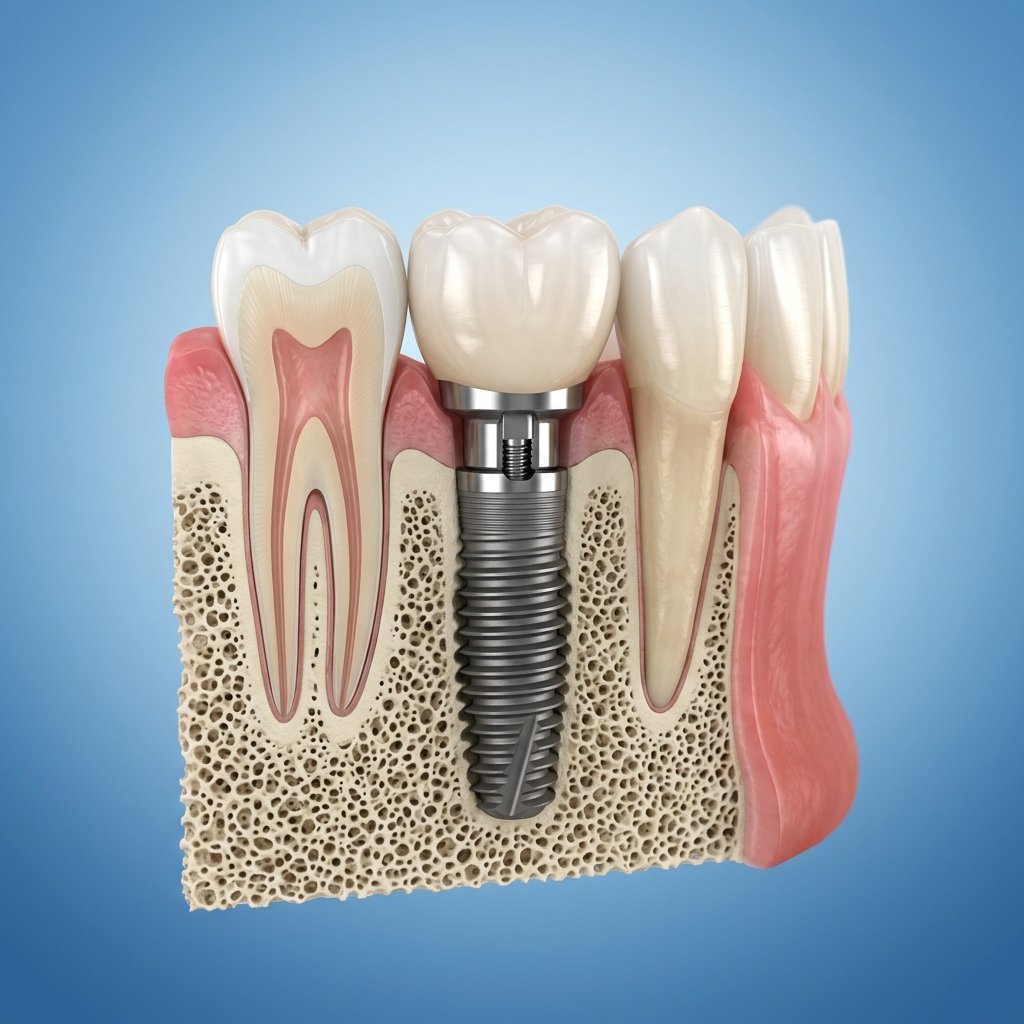 Permanent titanium dental implant smile transformation by Dr. Miraj Aziz Silchar
